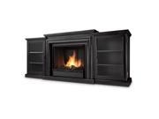 Real Flame 7740 BW Frederick Entertainment Unit Ventless Gel Fireplace Black Wash