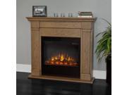 Real Flame Lowry Slim Line Electric Fireplace in Blonde Oak