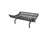 24 Cast Iron Fireplace Grate with 4 Legs