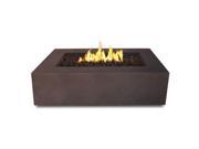 Real Flame Baltic Rectangle Natural Gas Fire Table in Kodiak Brown T9650NG KB