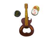 Rock and Roll Guitar Cast Iron Bottle Opener