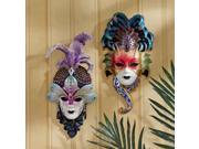 Maiden del Cortina and Belluno Masquerades Wall Masks Sculptural