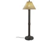 Tahiti II 60 Floor Lamp 19207 with 3 bronze tube body