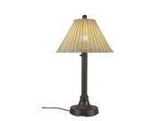 Tahiti II 34 Table Lamp 19217 with 2 bronze tube body