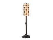 Coronado 58 Bronze Outdoor Floor Lamp with Mojito Coffee Bean Shade