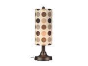 Coronado 30 Bronze Outdoor Table Lamp with Mojito Coffee Bean Shade