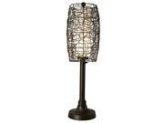 Bristol 42 Table Lamp 68387 with 2 bronze tube body