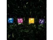 Smart Solar 3784WRM4 Fiesta Hanging Solar Lantern 4 pack