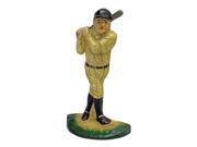 Greatest Baseball Player Cast Iron Bookend and Sculptural Doorstop
