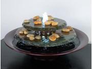 Water Wonders Tranquility Pool Tabletop Fountain Dark Copper Finish