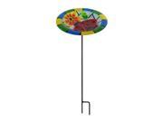 31 Glow In the Dark Ladybug Birdbath Garden Stake