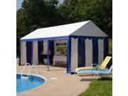 10 x20 3x6m Party Tent Enclosure Kit with Windows Blue White