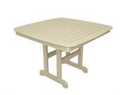 POLYWOOD Nautical 44 Dining Table in Sand