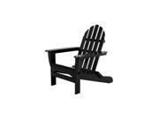 POLYWOOD Classic Folding Adirondack in Black