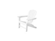 POLYWOOD South Beach Adirondack in White