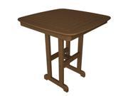 POLYWOOD Nautical 37 Counter Table in Teak