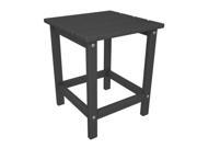 POLYWOOD Long Island 18 Side Table in Slate Grey