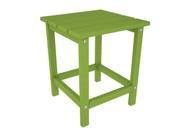 POLYWOOD Long Island 18 Side Table in Lime