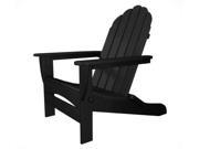 POLYWOOD Classic Oversized Curveback Adirondack in Black