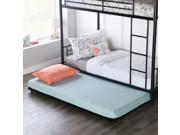 Black Twin Roll Out Trundle Bed Frame