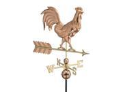Good Directions Smithsonian Rooster Weathervane Polished Copper