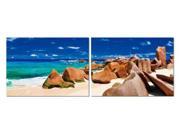 Tasmanian Tide Mounted Photography Print Diptych