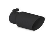 MBRP Exhaust T5156BLK Dual Wall Angled Exhaust Tip