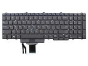 Laptop keyboard for Dell Latitude E5570 keyboard US layout Black color no frame