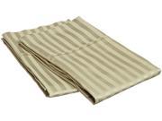 400 Thread Count Egyptian Cotton Striped Pillowcases by ExceptionalSheets Standard Sage