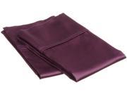 400 Thread Count 2 Piece Egyptian Cotton Pillowcase Set by ExceptionalSheets Standard Plum