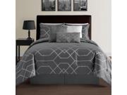 Hampton 7 Piece Modern Geometric Comforter Set