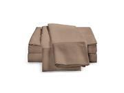 4 Piece Bamboo Sheet Set Ultra Soft 100% Rayon From Bamboo by ExceptionalSheets Full Taupe