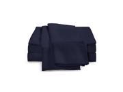 400 Thread Count Bed Sheets 100% Egyptian Cotton Sheet Set by ExceptionalSheets Twin Navy Blue