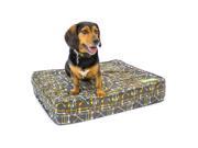 Orthopedic Dog Bed 5 Thick Supportive Gel Enhanced Memory Foam Made in the USA 100% Cotton Removable Cover w Waterproof Encasement Fully Washable