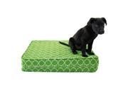 Dog Bed Green Orthopedic Gel Memory Foam Made in the USA Durable 100% Cotton Canvas Cover Waterproof Encasement Machine Washable Small Medium L