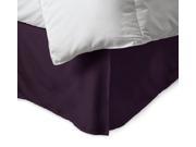 300 Thread Count Egyptian Cotton Bedskirt by ExceptionalSheets Queen Plum