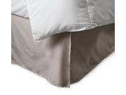 300 Thread Count Egyptian Cotton Bedskirt by ExceptionalSheets Queen Grey