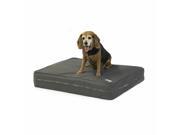Dog Bed Charcoal Orthopedic Gel Memory Foam Made in the USA Durable 100% Cotton Canvas Cover Waterproof Encasement Machine Washable Small Medium