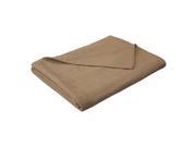 Metro Weave Blanket 100% Soft Premium Cotton Blanket Perfect for Layering Any Bed Twin Twin XL Taupe