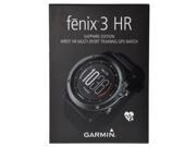 Garmin Fenix 3 HR Sapphire Edition Wrist Based HR Multi Sport Training GPS Watch