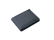 SilentPocket® Unisex RFID Leather Bi fold Wallet Black 4 1 4 x 3 1 4