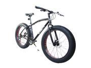 Alton Mammoth Fat Tire Bike 26 7 Speed Alloy Frame Black