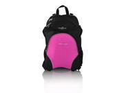 Obersee Rio Diaper Bag Backpack With Detachable Cooler Black Pink