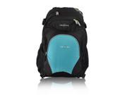 Obersee Bern Diaper Bag Backpack and Cooler Black Turquoise
