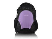 Obersee Oslo Diaper Bag Backpack and Cooler Black Purple