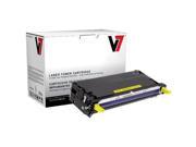 V7 Yellow High Yield Toner Cartridge for Xerox Phaser 6180 113R00725 6K YLD