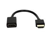 QVS 0.5ft High Speed HDMI UltraHD 4K with Ethernet Thin Flexible Extension Cable