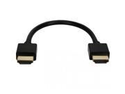 QVS 0.5ft High Speed HDMI UltraHD 4K with Ethernet Thin Flexible Cable