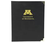 Samsill NCAA University of Minnesota Golden Gophers Classic Collection Business Portfolio with Brass Corners Gold Foil Stamp Lo