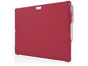 Incipio [Ultra Thin] [Snap On Case] feather [HYBRID] Case for Microsoft Surface Pro 4 Red